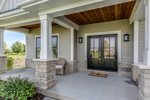 Porch Post Replacement in Lawrence