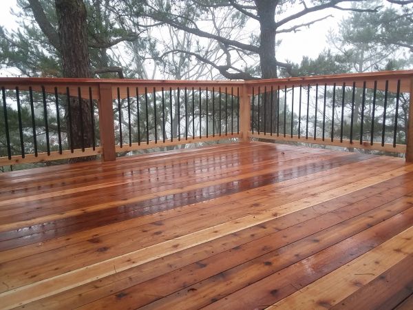 Cost of Cedar Deck Repair in Lawrence